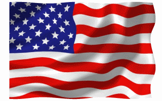 Flag waving in the wind
